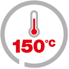 max temp 150°C