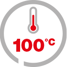 max temp 100°C